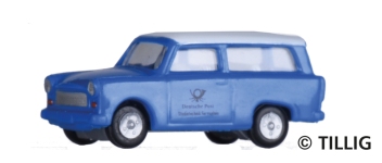 TILLIG 08744 - TT Trabant 601 Kombi Deutsche Post Studiotechnik